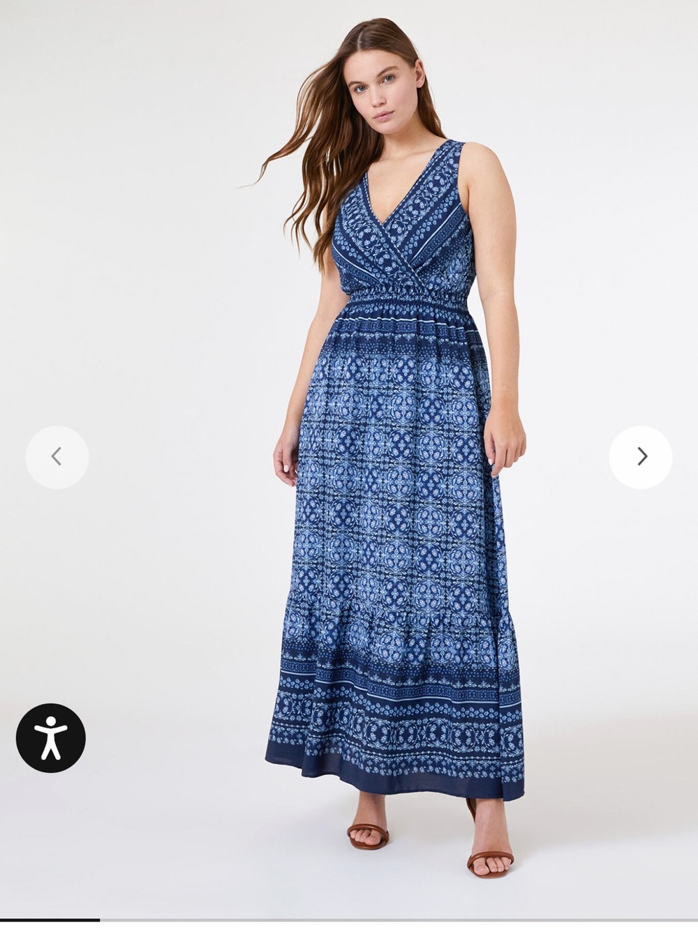 Elena Miro Long Printed Dress